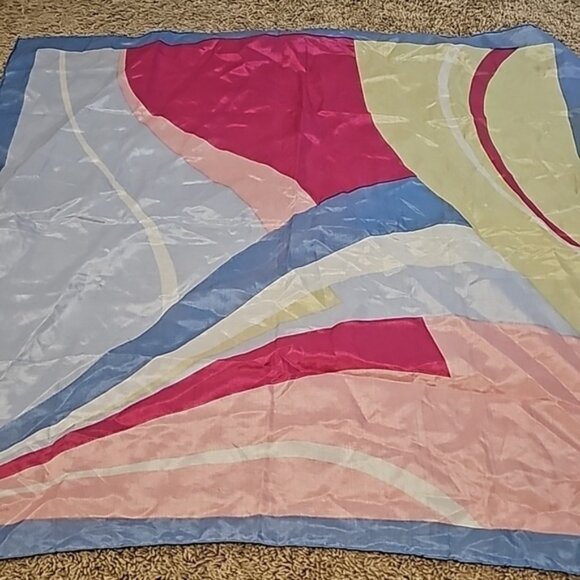 31x32 Inch Multicolored Lightweight Scarf - Picture 3 of 3